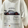 Unisex-Renn-Hoodie – Grafikdruckdesign