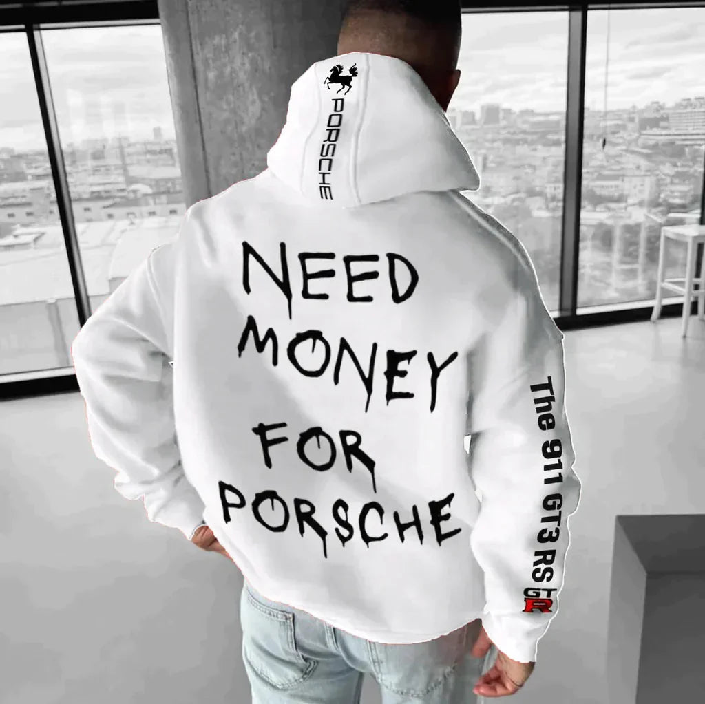 Unisex-Renn-Hoodie – Grafikdruckdesign