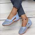 Damen Perforierte Flache Schuhe | Sommer