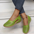 Damen Perforierte Flache Schuhe | Sommer