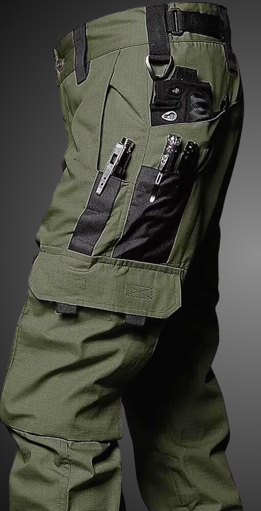 Taktische Cargohose für Herren | Camouflage