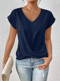 V-Hals Bluse | Damenmode für Alltag und Sommer