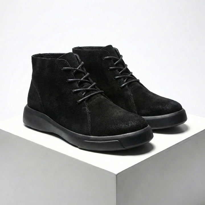 Herren Schnürstiefel Mit Runder Spitze | Moderner Streetstyle