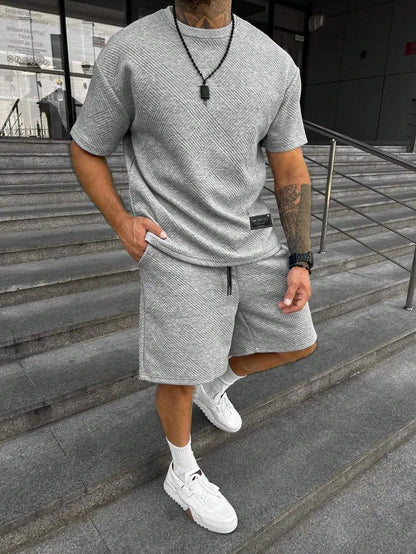 Herren Sommer Set | Kurzarmshirt und Shorts für aktive Tage