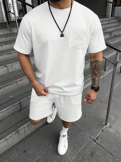 Herren Sommer Set | Kurzarmshirt und Shorts für aktive Tage