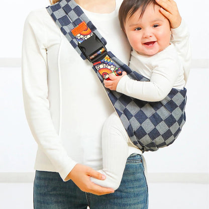 Verstellbare Babytrage – Ergonomisch, atmungsaktiv, blau – Bequem und sicher