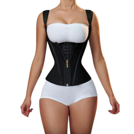 Verstellbarer Taillentrainer für Frauen mit doppelter Kompressionsschicht – bequeme Shapewear