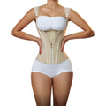 Verstellbarer Taillentrainer für Frauen mit doppelter Kompressionsschicht – bequeme Shapewear