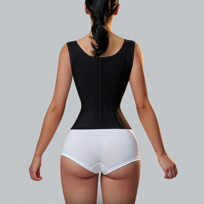Verstellbarer Taillentrainer für Frauen mit doppelter Kompressionsschicht – bequeme Shapewear