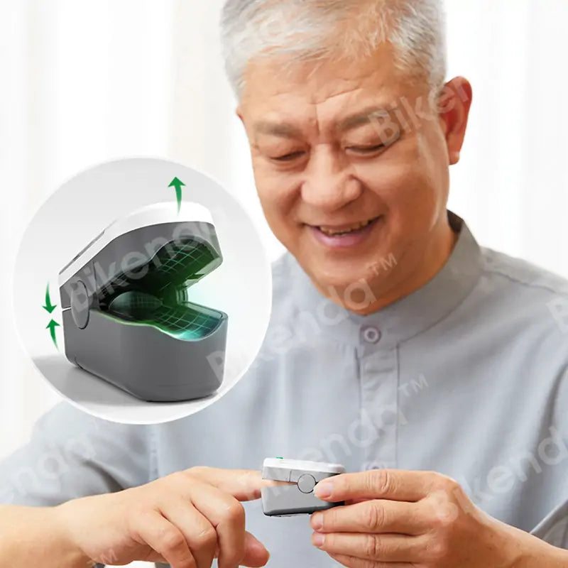 VitalCheck Pulsoximeter – Kompaktes Sauerstoff- und Herzfrequenzmessgerät mit OLED-Display