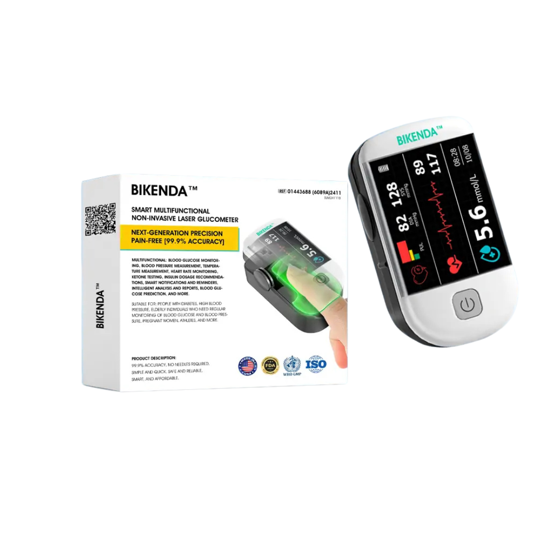 VitalCheck Pulsoximeter – Kompaktes Sauerstoff- und Herzfrequenzmessgerät mit OLED-Display 