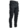 Jeans cargo da uomo a vestibilità slim con numerose tasche | Gamba con taglio conico