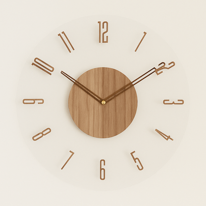 Wanduhr | Moderne Wanduhr für Wohnaccessoires im skandinavischen Stil