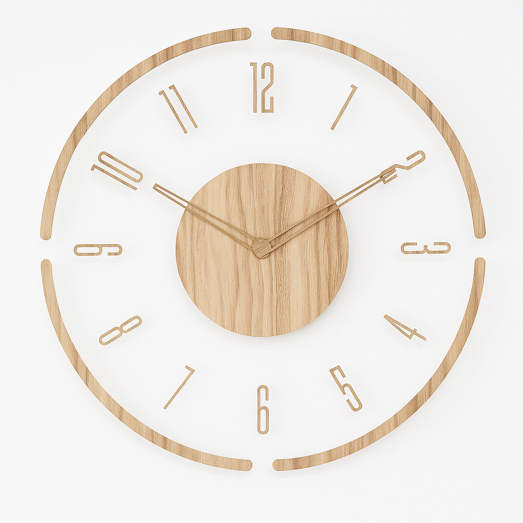 Wanduhr | Moderne Wanduhr für Wohnaccessoires im skandinavischen Stil