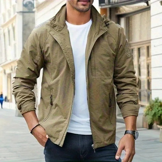 Wasserdichte Cargo Sommerjacke | Outdoor-Bekleidung für Männer bei unbeständigem Wetter