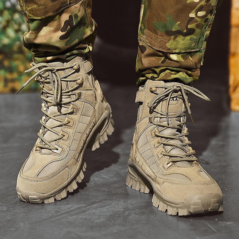 Wasserdichte und pannensichere Militärstiefel für den Außeneinsatz 0