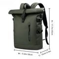 Wasserdichte 3-in-1-Fahrradtasche und Rucksack – verstellbar mit Laptopfach und zusätzlichen Fächern