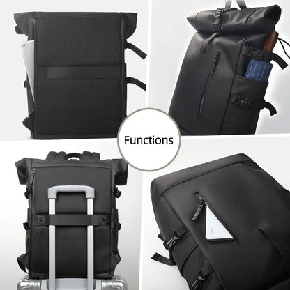 Wasserdichte 3-in-1-Fahrradtasche und Rucksack – verstellbar mit Laptopfach und zusätzlichen Fächern