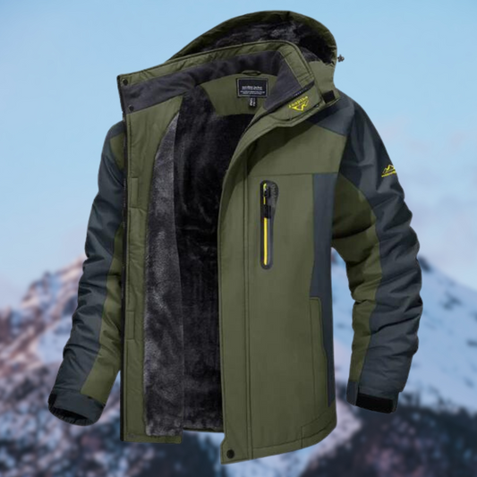 Wasserfeste Herren Winterjacke mit Leichter Füllung – Robuste Outdoor-Jacke für Kalte Tage