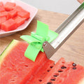 Wassermelonen-Schneider aus Rostfreiem Stahl mit Ergonomischem Griff – Effizientes Obstschneiden für Melonen, Papaya und Große Früchte