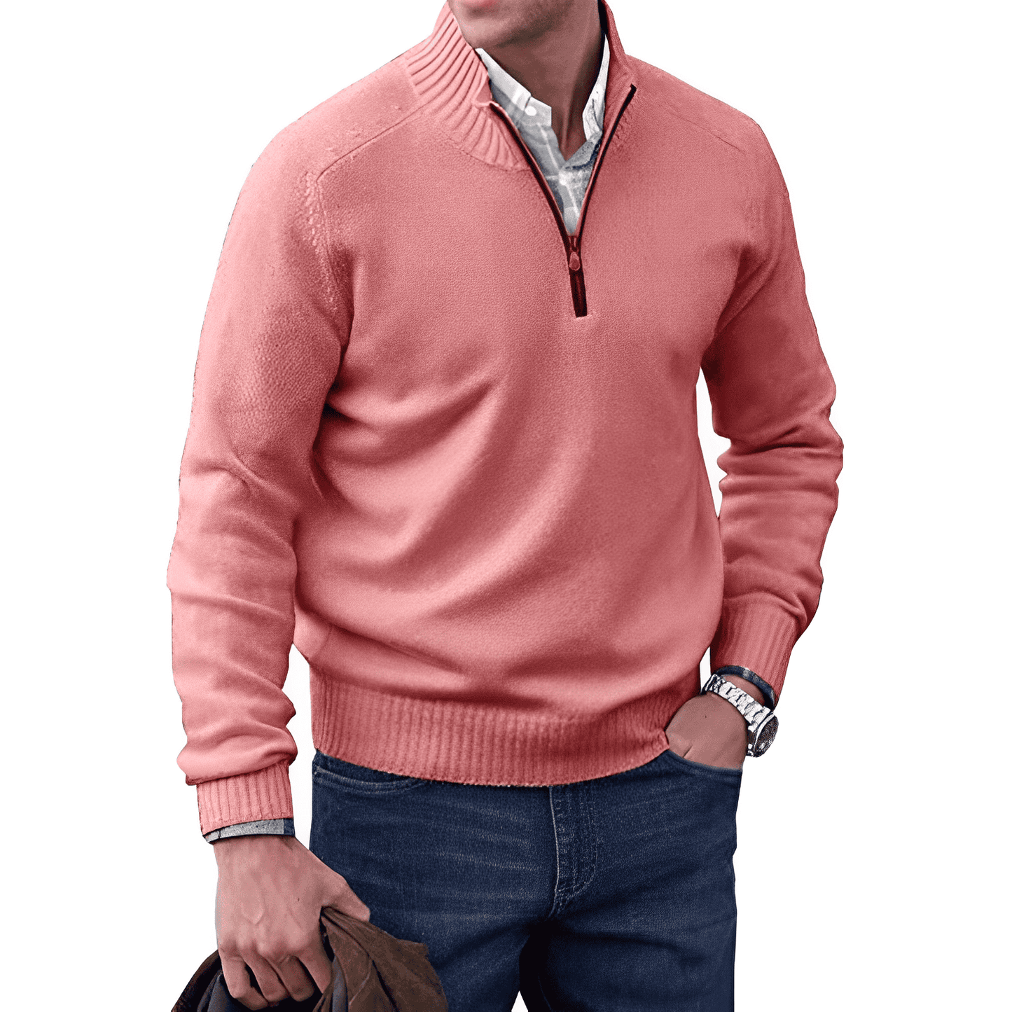 Weiche Strickpullover | Winterpullover für Herrenmode
