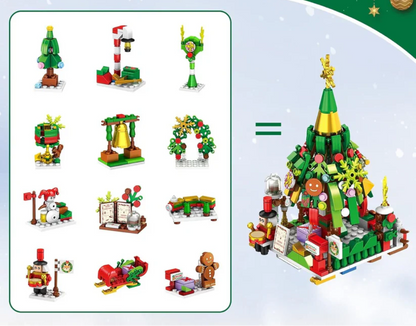 Weihnachts-Adventskalender mit Bausteinen 2025 – ein 24-tägiges Set mit weihnachtlichen Mini-Überraschungen 2