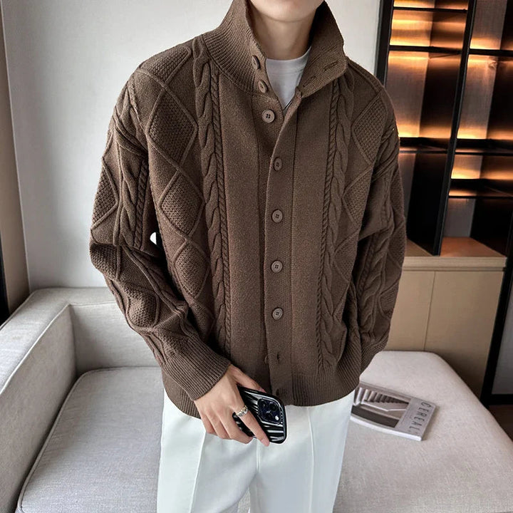 Westbridge Cardigan aus Wollmischung