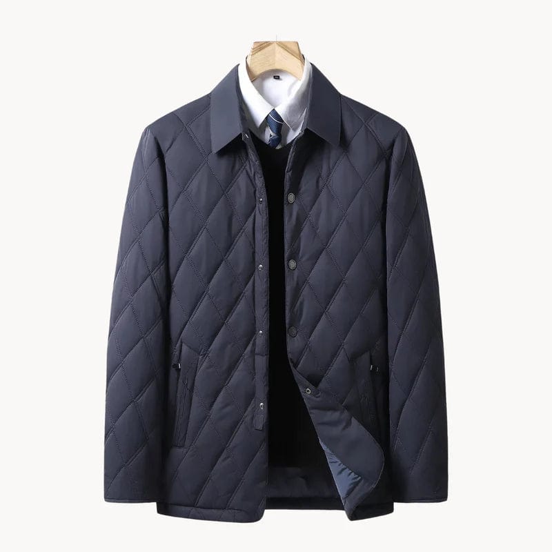 Winterjacke Herren | Klassische Gesteppte Jacke für Winter und Alltag