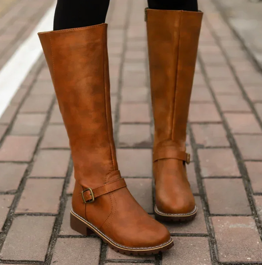 Winterstiefel Damen | Winterschuhe Gefüttert Kniehoch für Die Kalte Jahreszeit