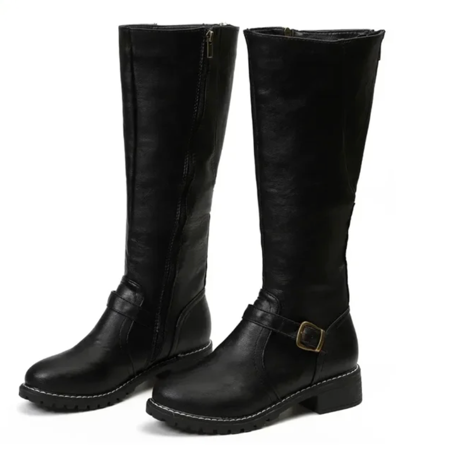 Winterstiefel Damen | Winterschuhe Gefüttert Kniehoch für Die Kalte Jahreszeit