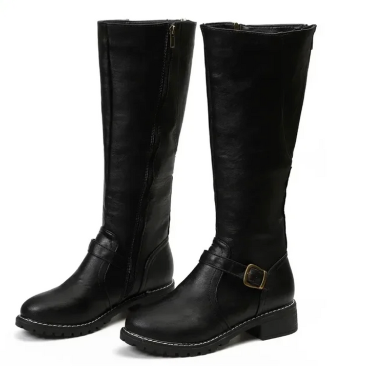 Winterstiefel Damen | Winterschuhe Gefüttert Kniehoch für Die Kalte Jahreszeit