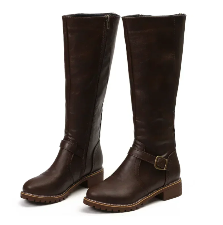 Winterstiefel Damen | Winterschuhe Gefüttert Kniehoch für Die Kalte Jahreszeit