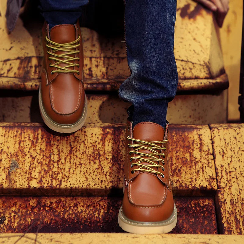 Winterstiefel Retro | Winterschuhe für Herren im Herbst und Winter