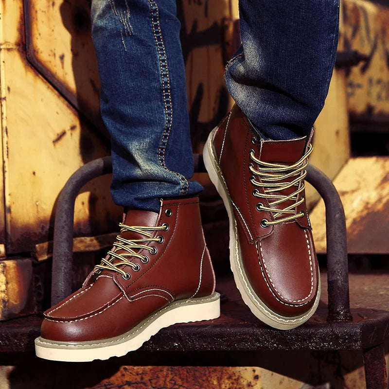 Winterstiefel Retro | Winterschuhe für Herren im Herbst und Winter