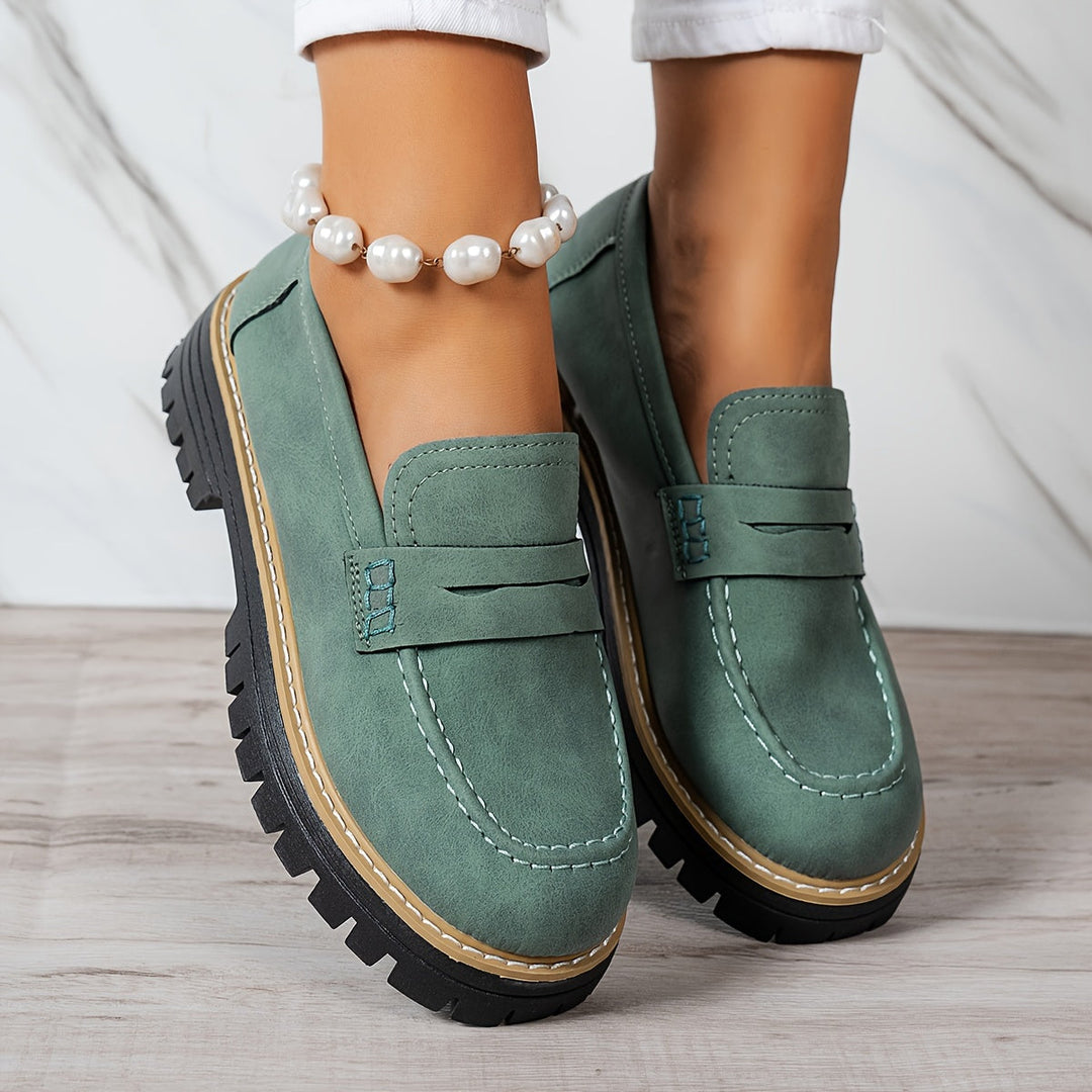 Damen Loafer mit Chunky Sohle | Klassisch
