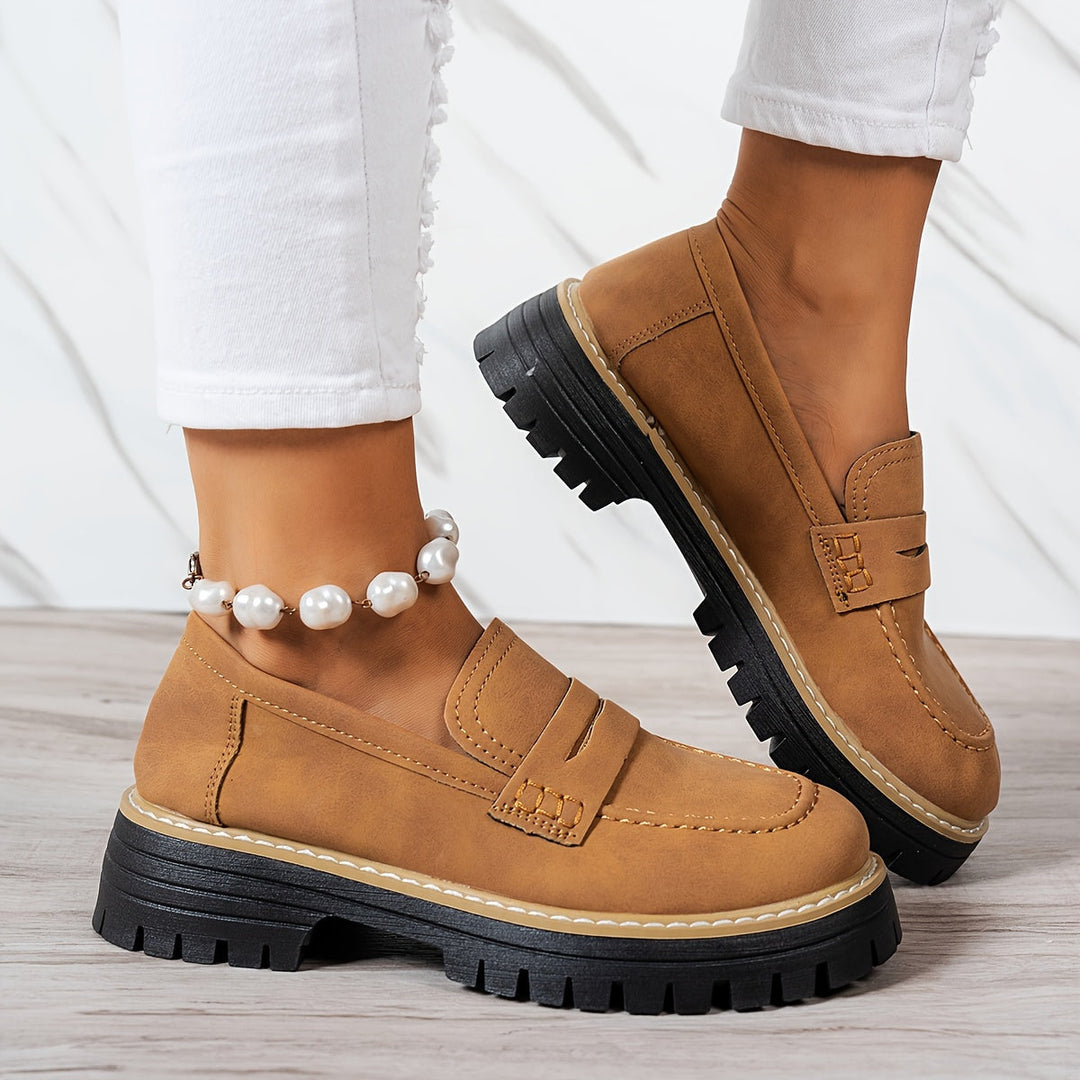 Damen Loafer mit Chunky Sohle | Klassisch