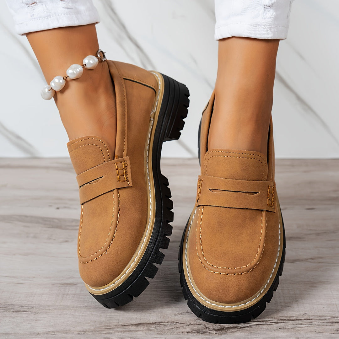 Damen Loafer mit Chunky Sohle | Klassisch
