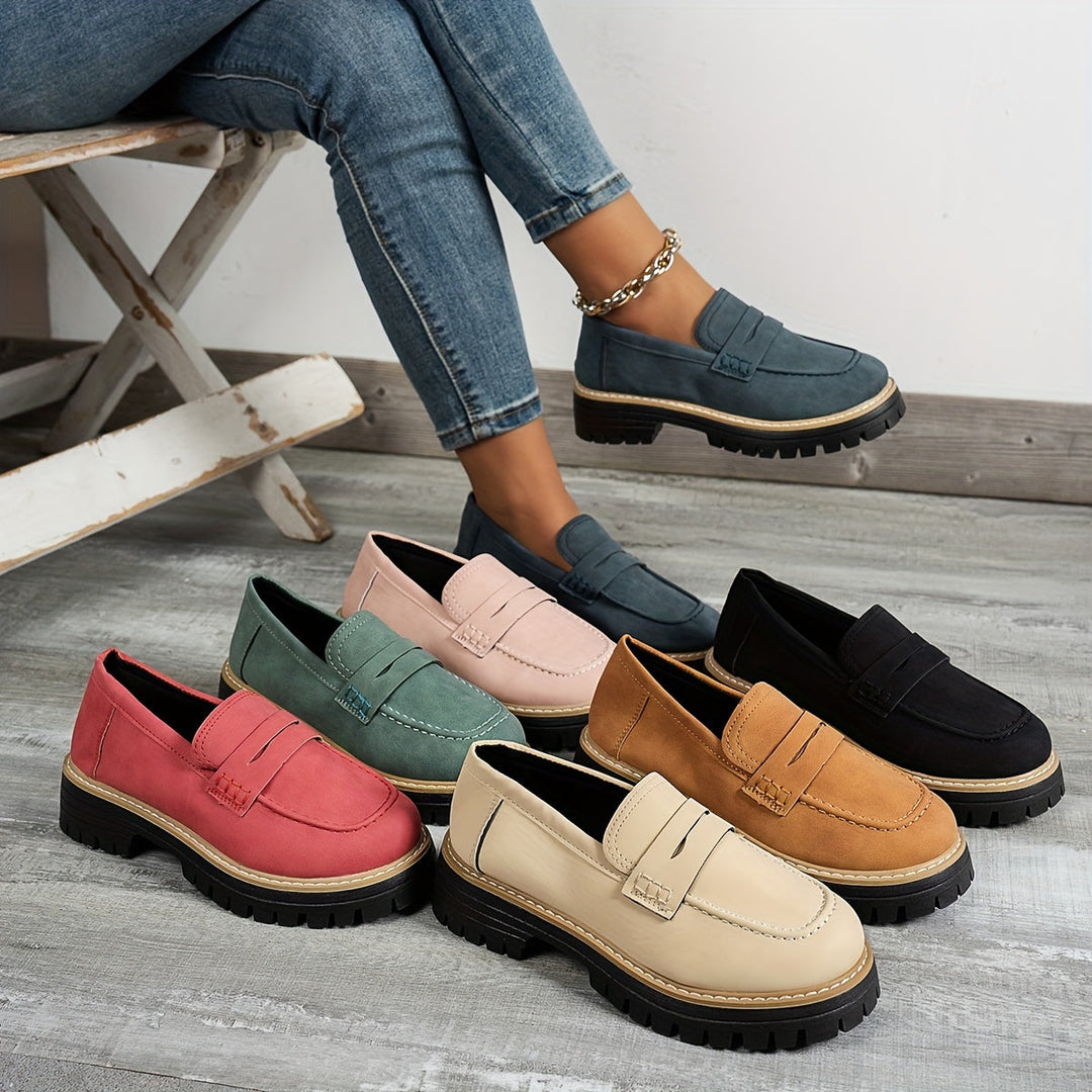 Damen Loafer mit Chunky Sohle | Klassisch