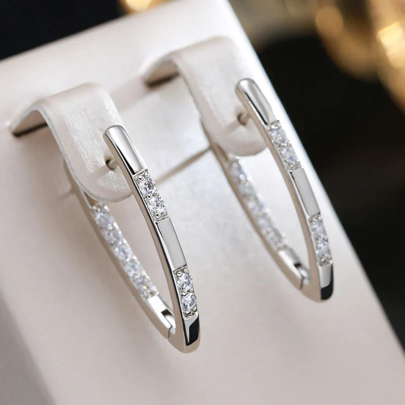 Zirkonia-Ohrringe | Schmuck für Damen, ideal für festliche Anlässe und Alltag