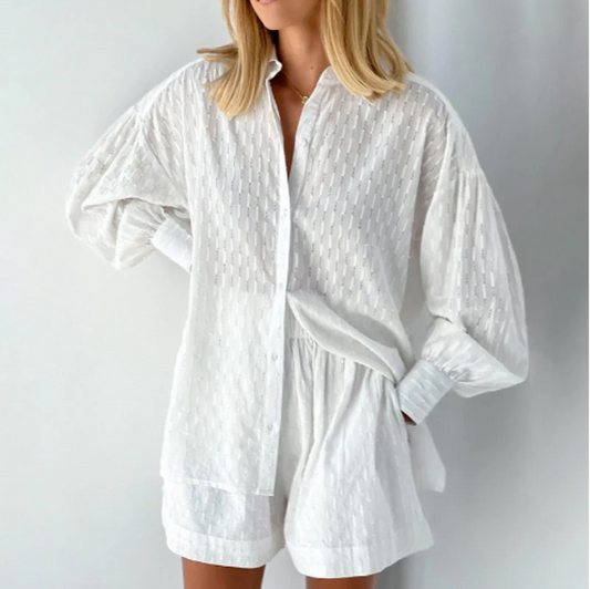 Zomerset Damen 2-teilige Bluse und Short | Sommermode für Damen