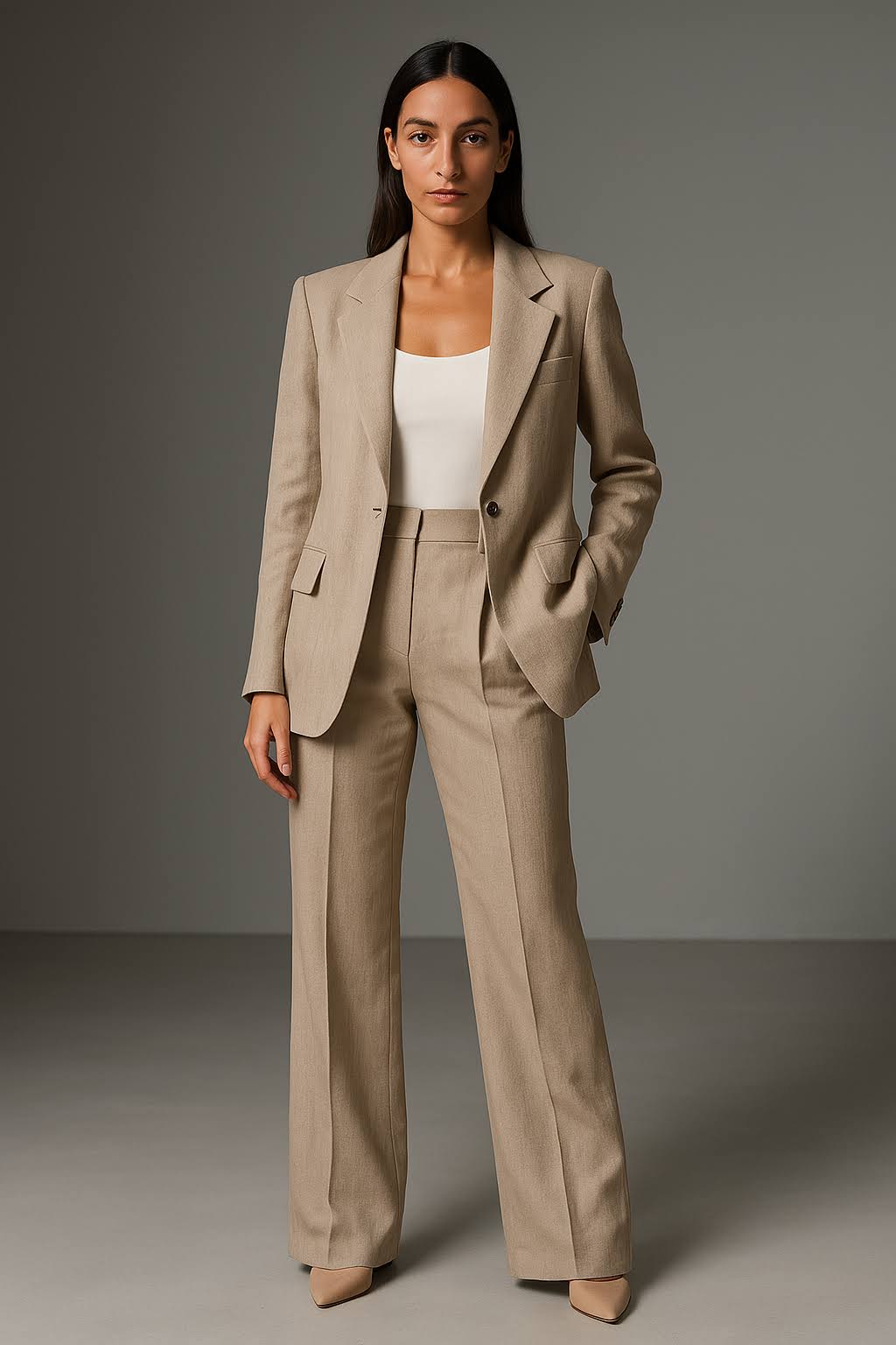 Zweiteiliges Blazer- und Hosenset