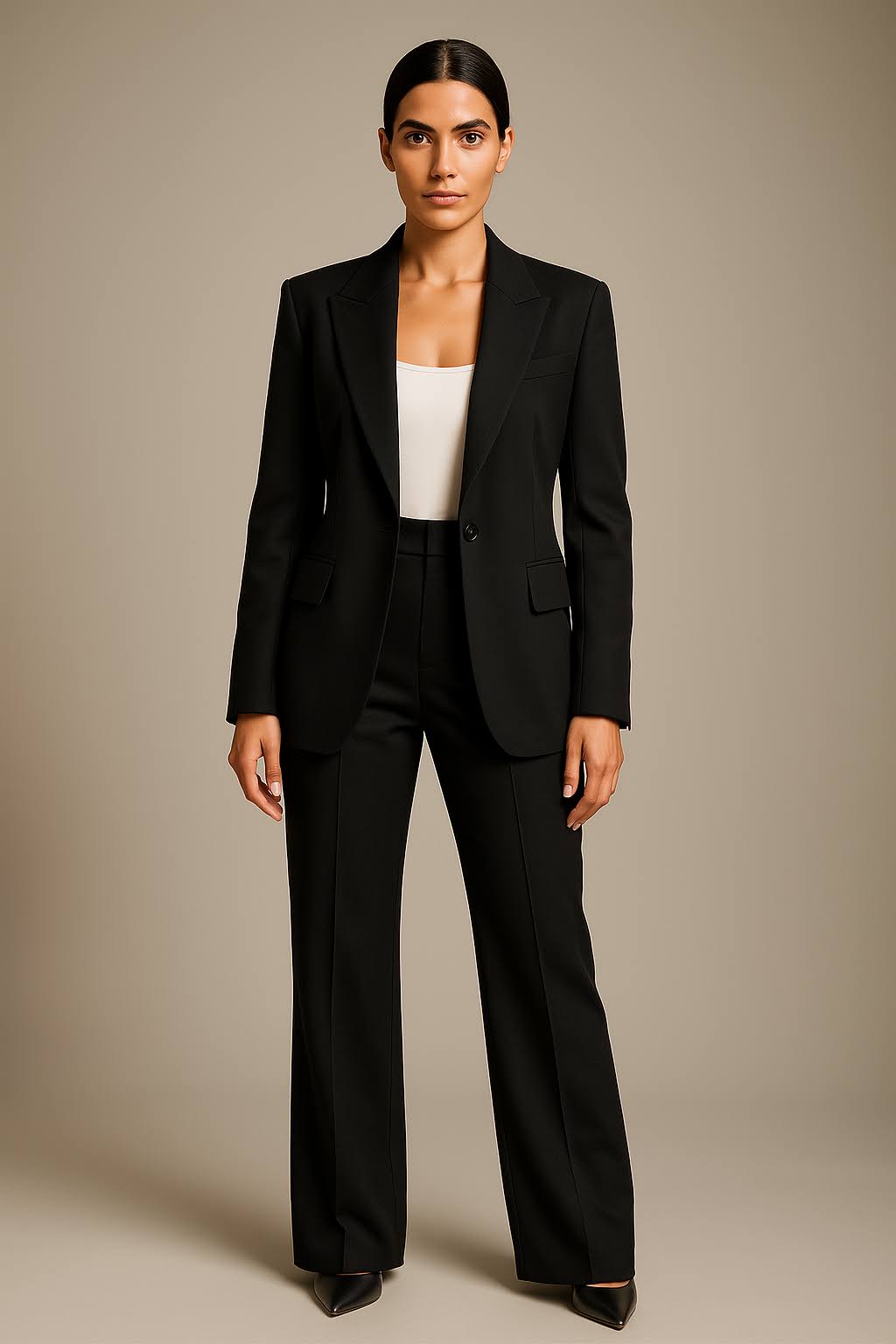 Zweiteiliges Blazer- und Hosenset