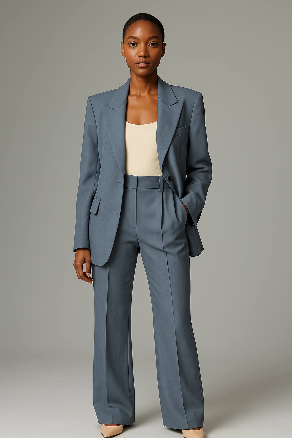 Zweiteiliges Blazer- und Hosenset