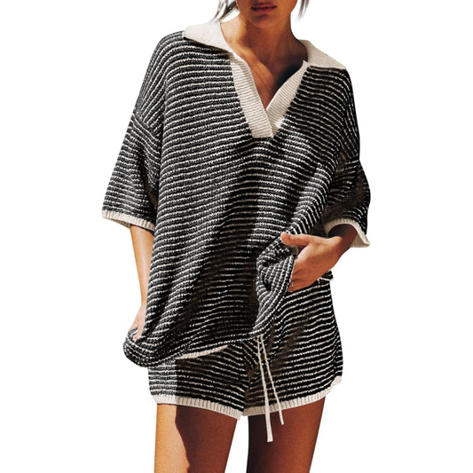 Zweiteiliges Set für Damen | Sommermode für Freizeitaktivitäten