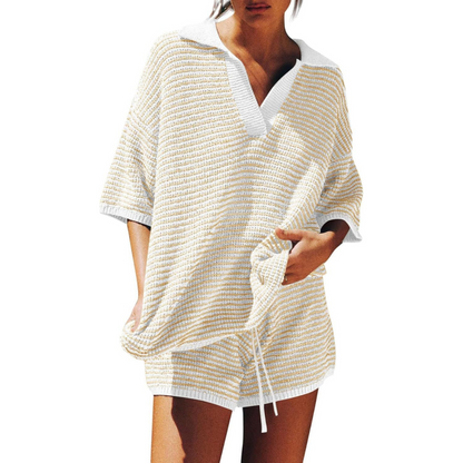 Zweiteiliges Set für Damen | Sommermode für Freizeitaktivitäten