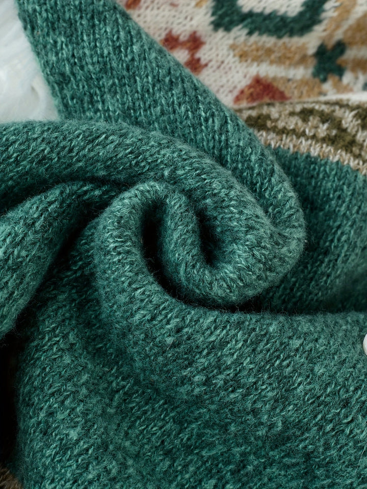 Wren | Women's Patterned Button-Front Cardigan