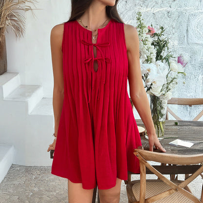 Ärmelloses A-Linien-DamenKleid