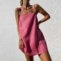 Ärmelloses Mini-Kleid für Damen mit Pailletten