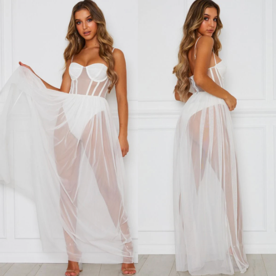 Ärmelloses Vintage Festivalkleid für Damen