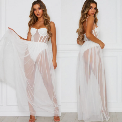 Ärmelloses Vintage Festivalkleid für Damen